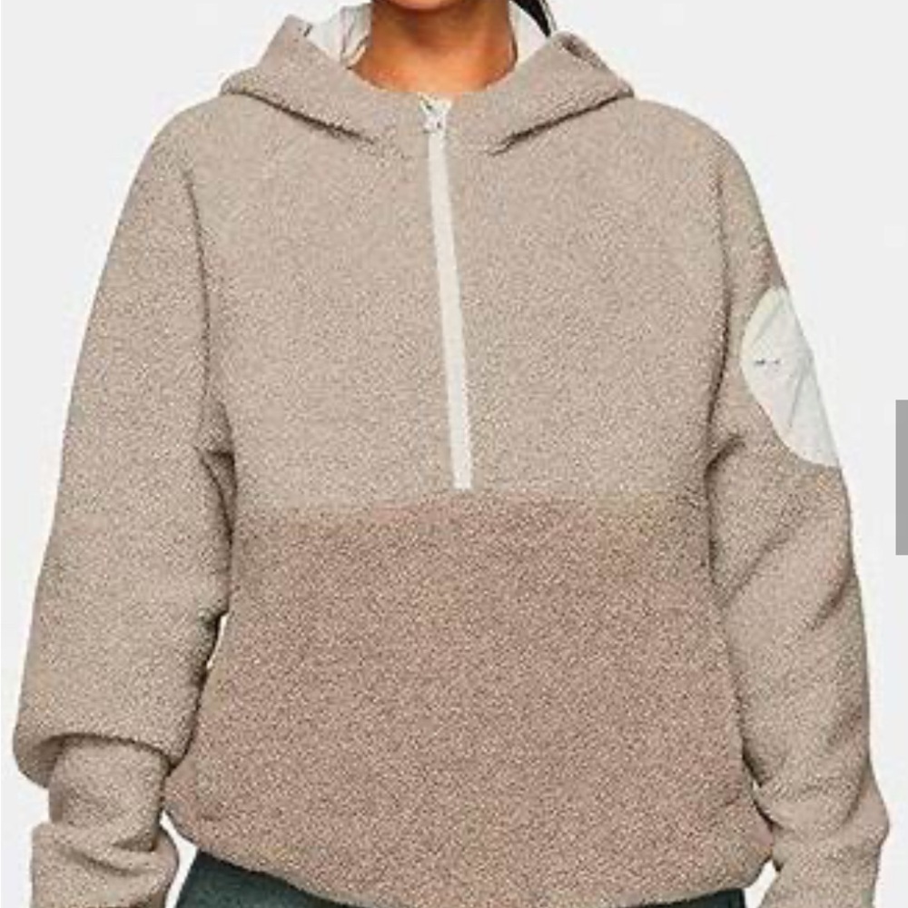 Outdoor Voices Megafleece Oatmeal Hooded Sweatshirt